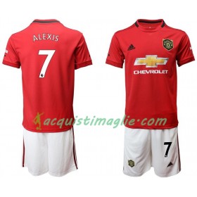 Divisa di Calcio Manchester United Alexis 7 Bambino Prima 2019/2020